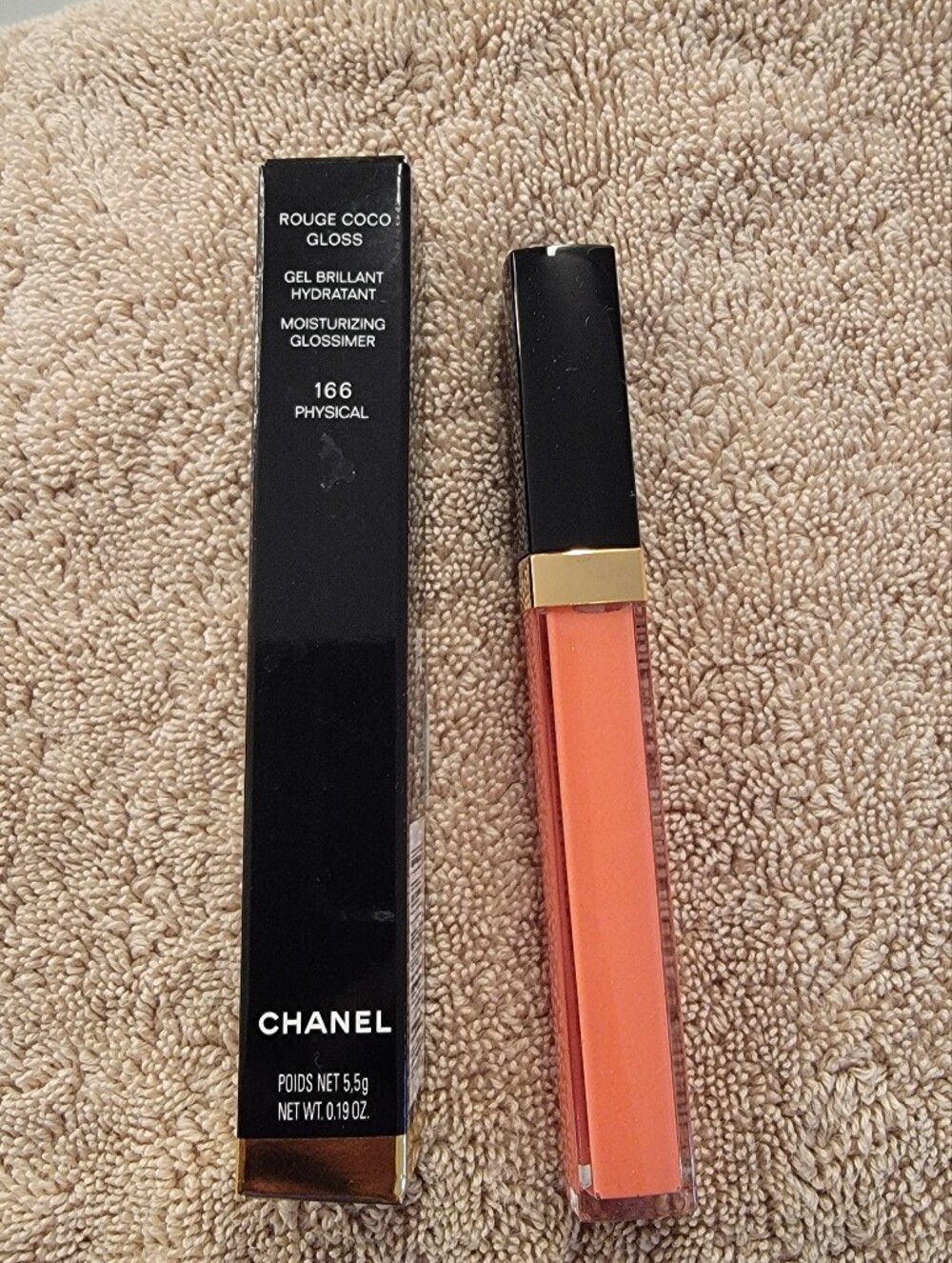 CHANEL Rouge Coco Gloss - 166 PHYSICAL - BNIB